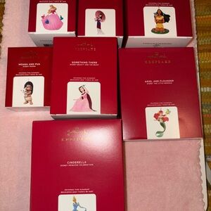 Hallmark Keepsake Princess Collection - Blue and Red